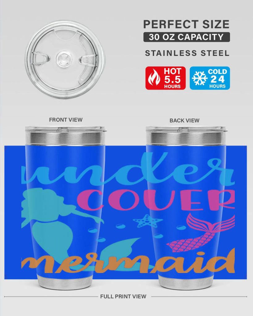 Under Cover Mermaid Design 654#- mermaid- Tumbler