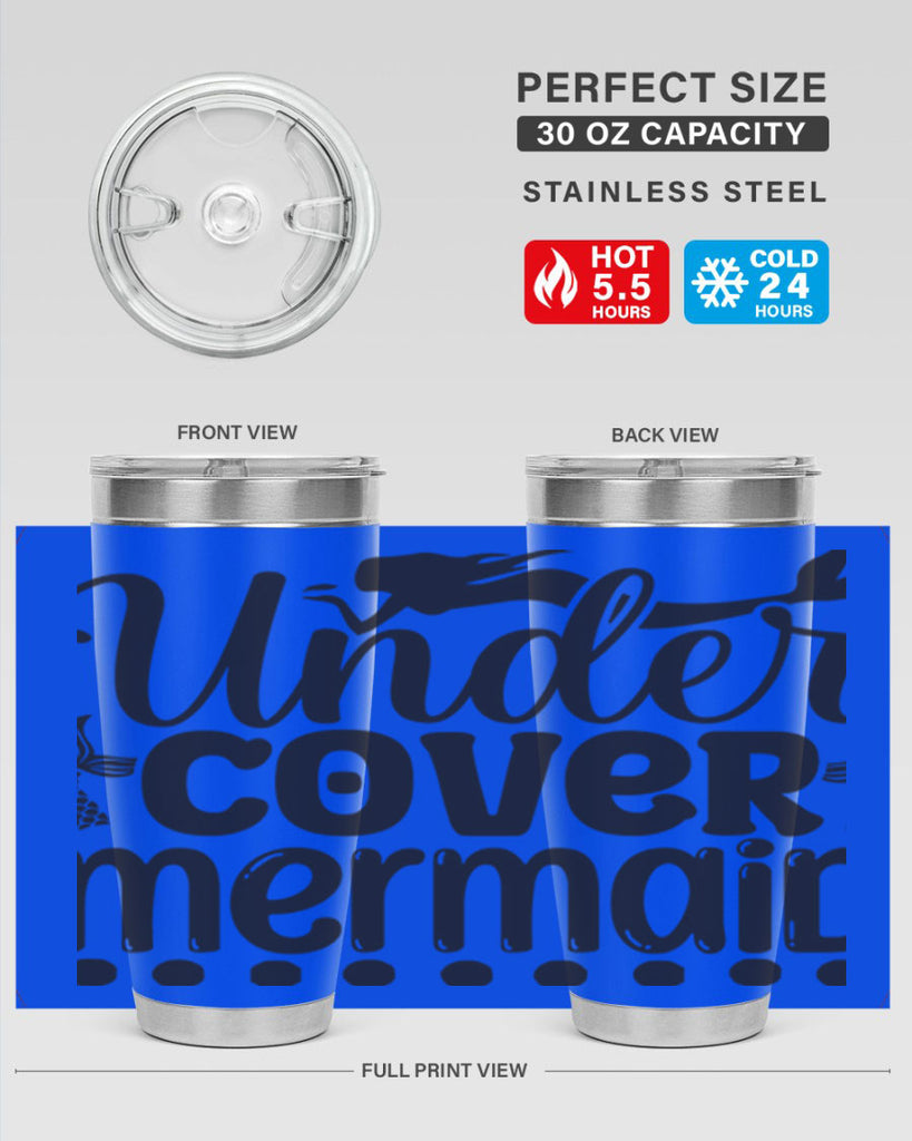 Under cover mermaid 649#- mermaid- Tumbler
