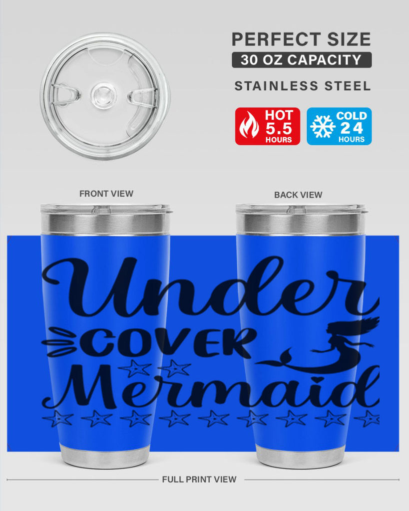 Under cover mermaid 650#- mermaid- Tumbler