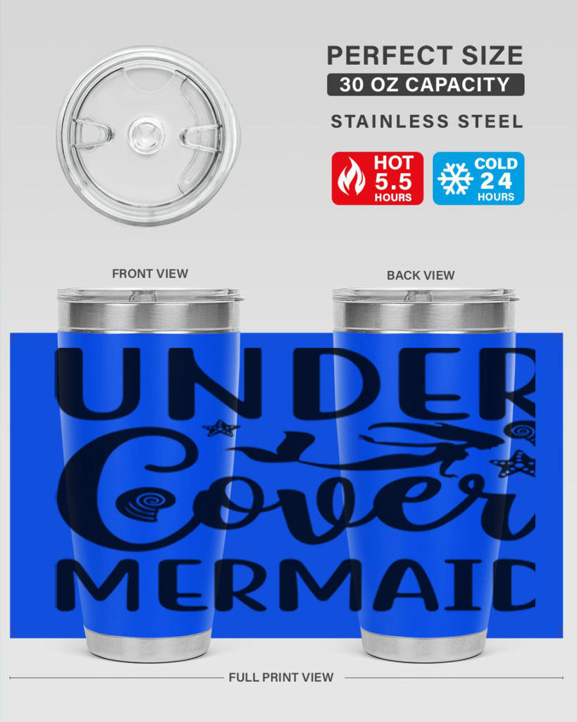 Under cover mermaid design 655#- mermaid- Tumbler