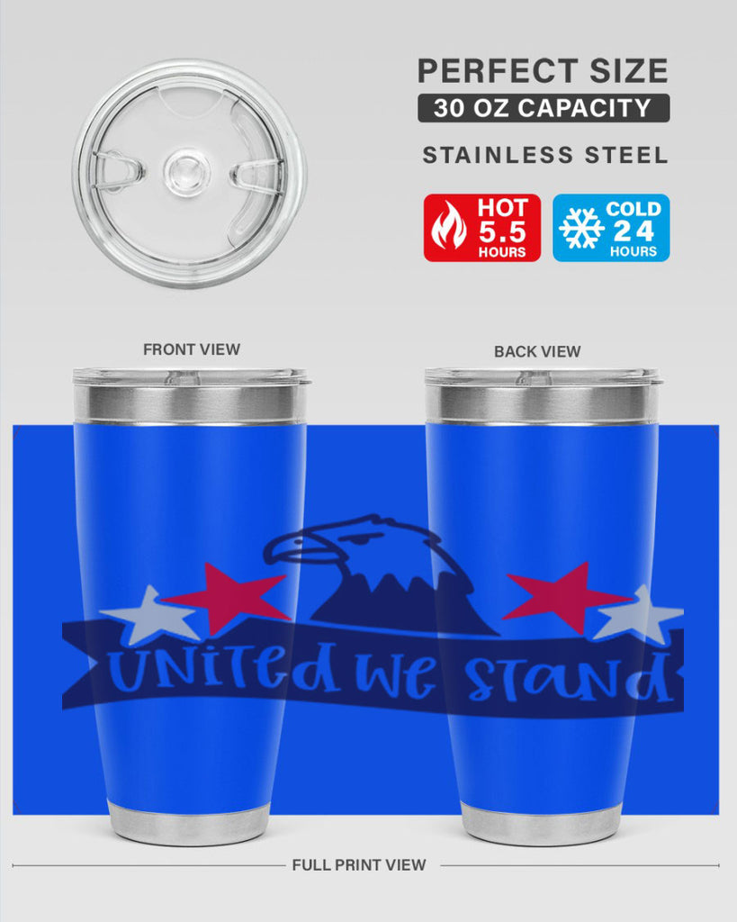 United We Stand Style 178#- Fourt Of July- Tumbler