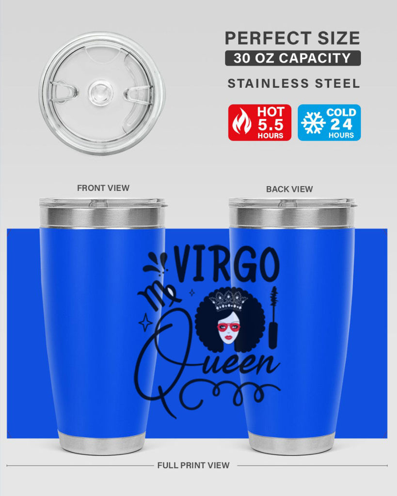 Virgo queen 541#- zodiac- Tumbler