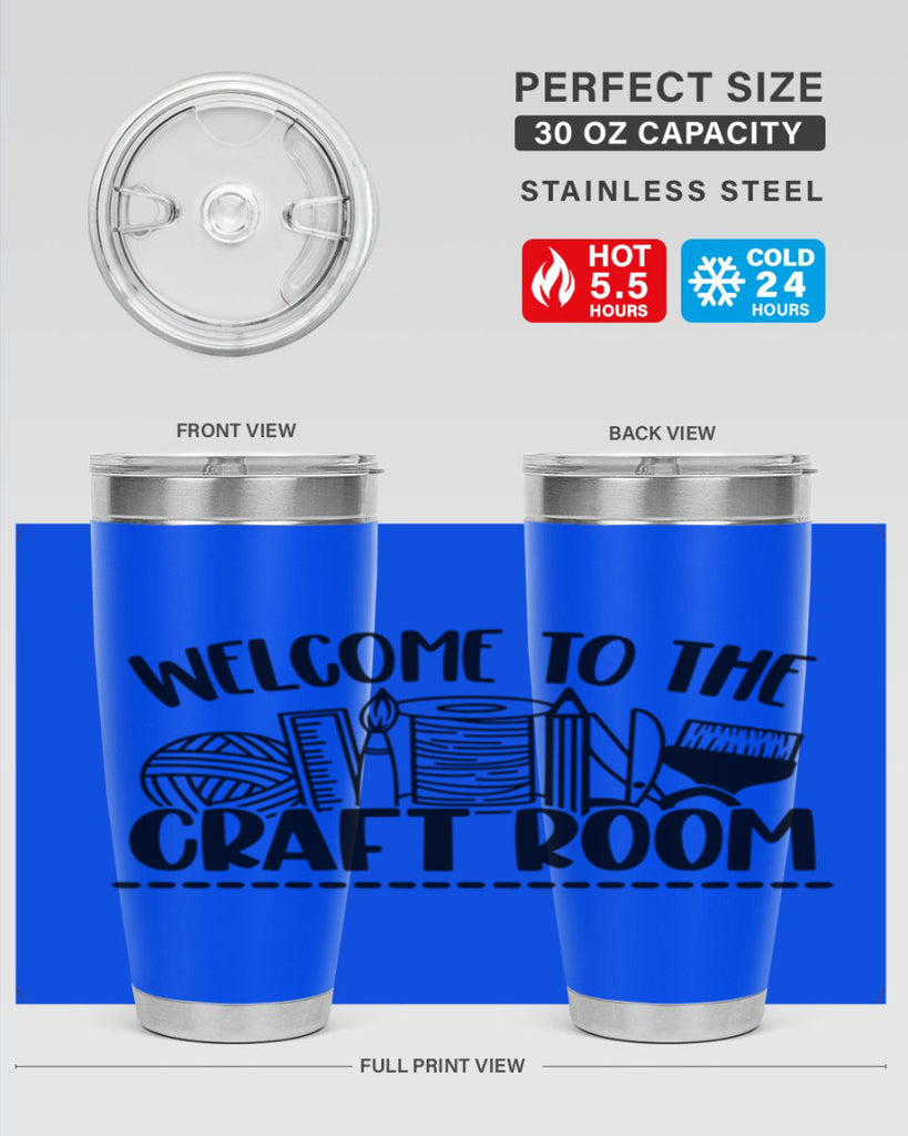 Welcome To the Craft Room 1#- crafting- Tumbler
