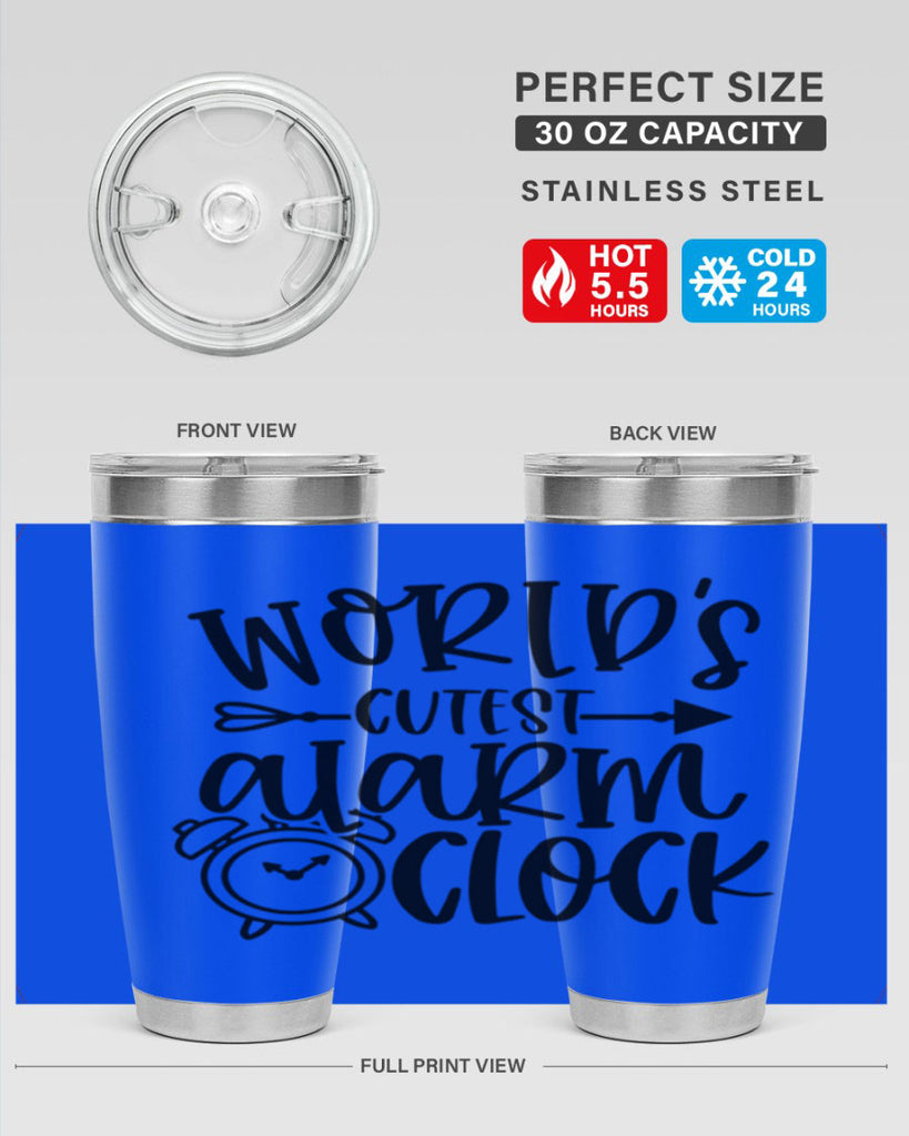 Worlds Cutest Alarm Clock Style 14#- baby- tumbler