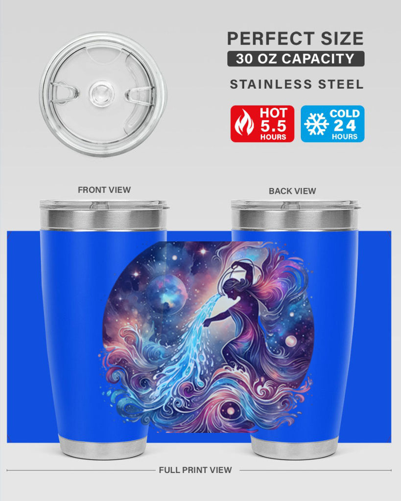 aquarius 79#- zodiac- Tumbler
