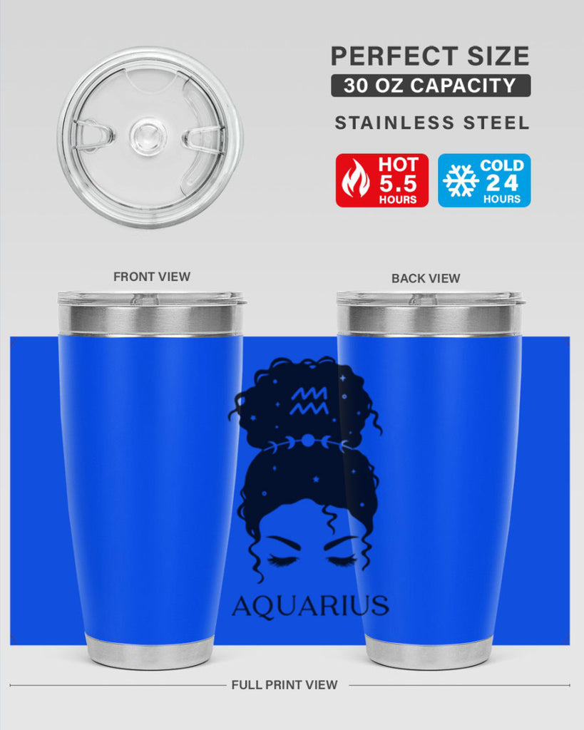aquarius 81#- zodiac- Tumbler