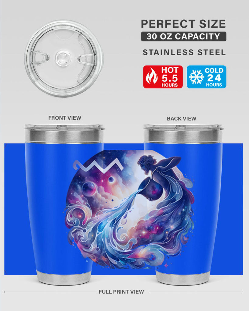 aquarius 89#- zodiac- Tumbler