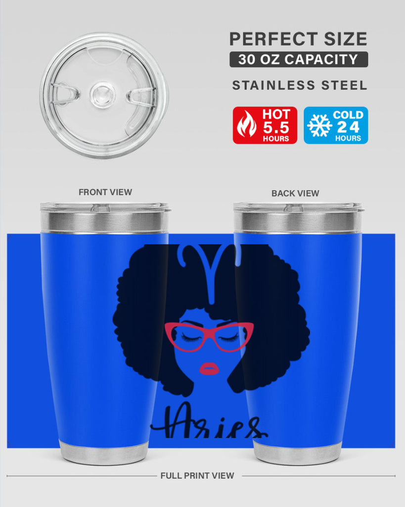 aries 122#- zodiac- Tumbler