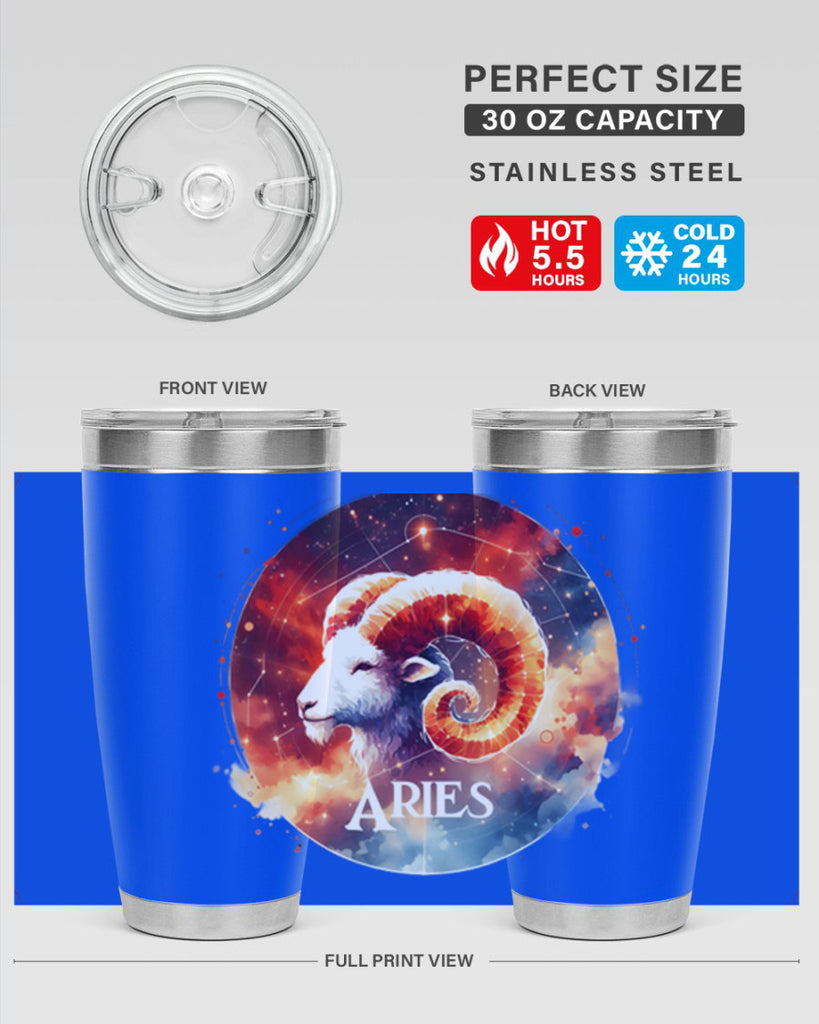 aries 128#- zodiac- Tumbler