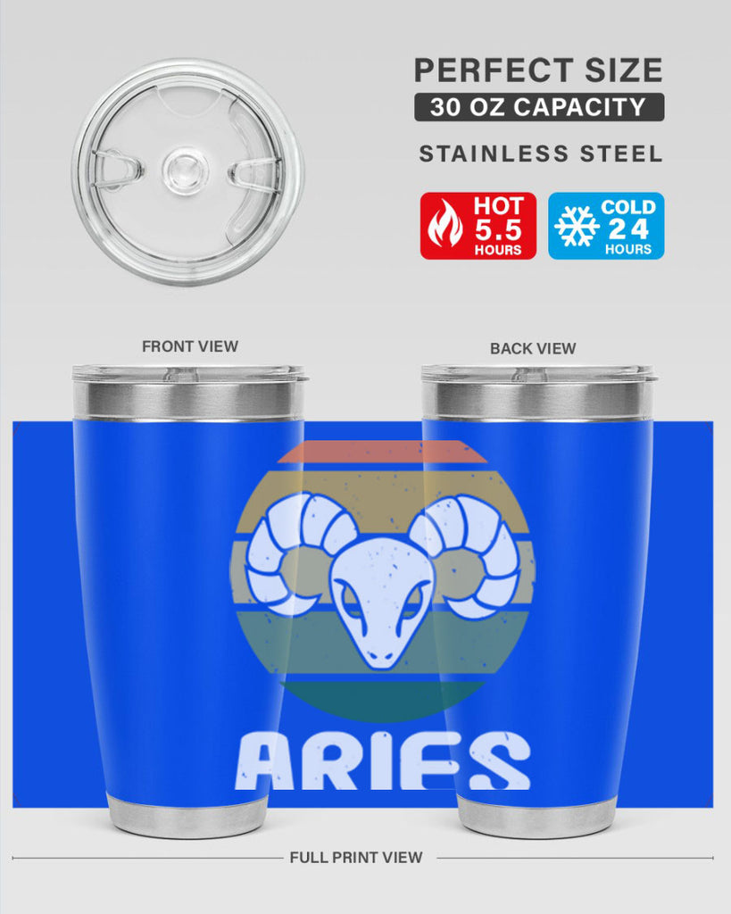 aries 134#- zodiac- Tumbler