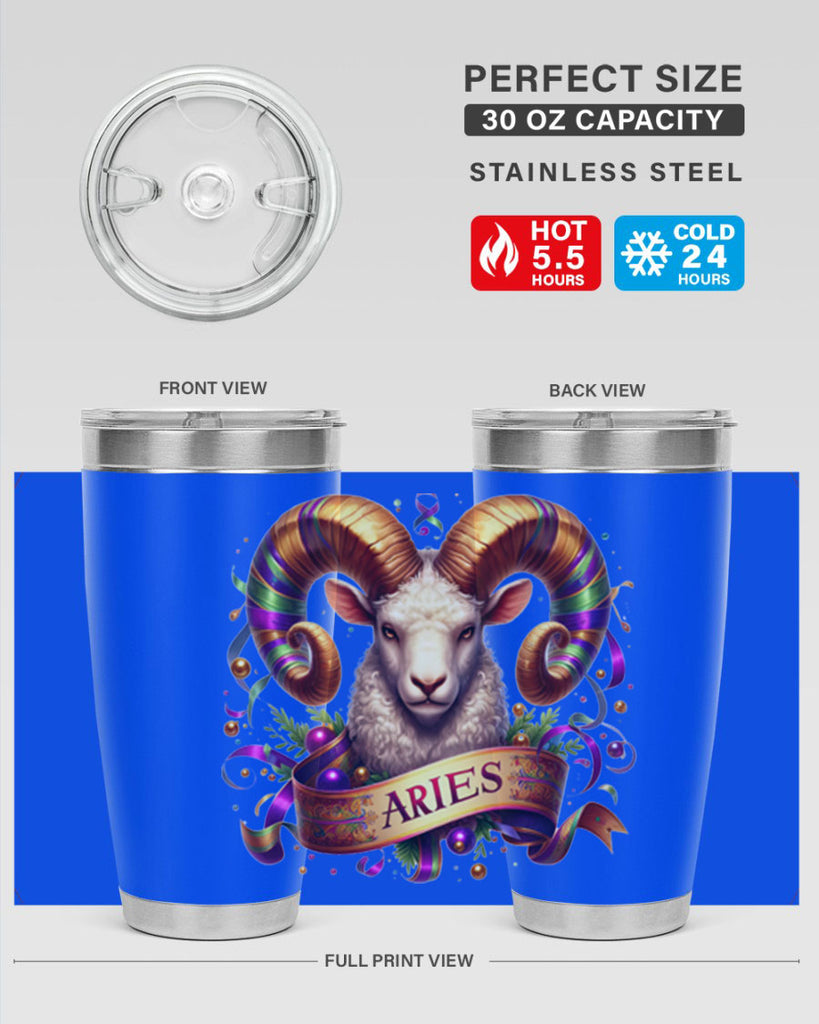aries 136#- zodiac- Tumbler