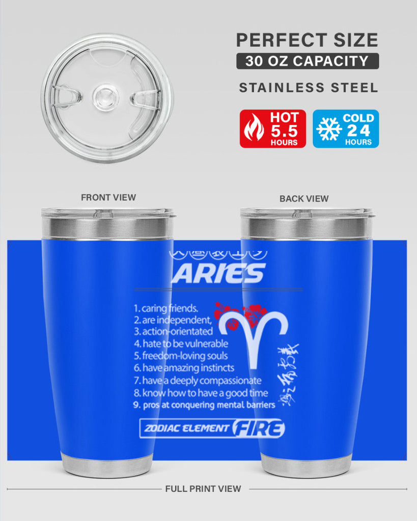 aries 137#- zodiac- Tumbler