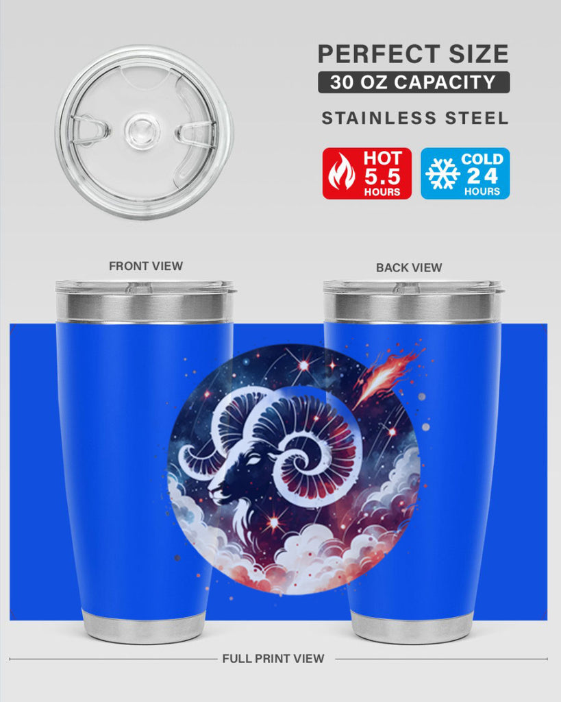 aries 140#- zodiac- Tumbler