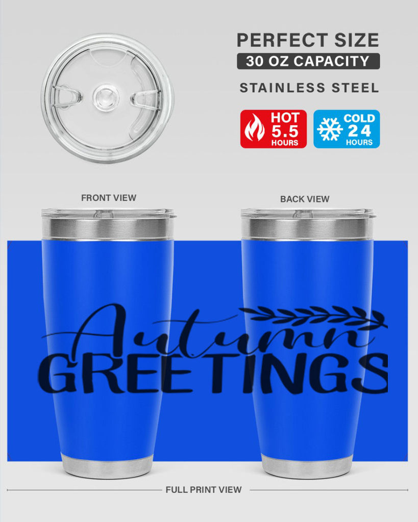autumn greetings 13#- fall- Tumbler