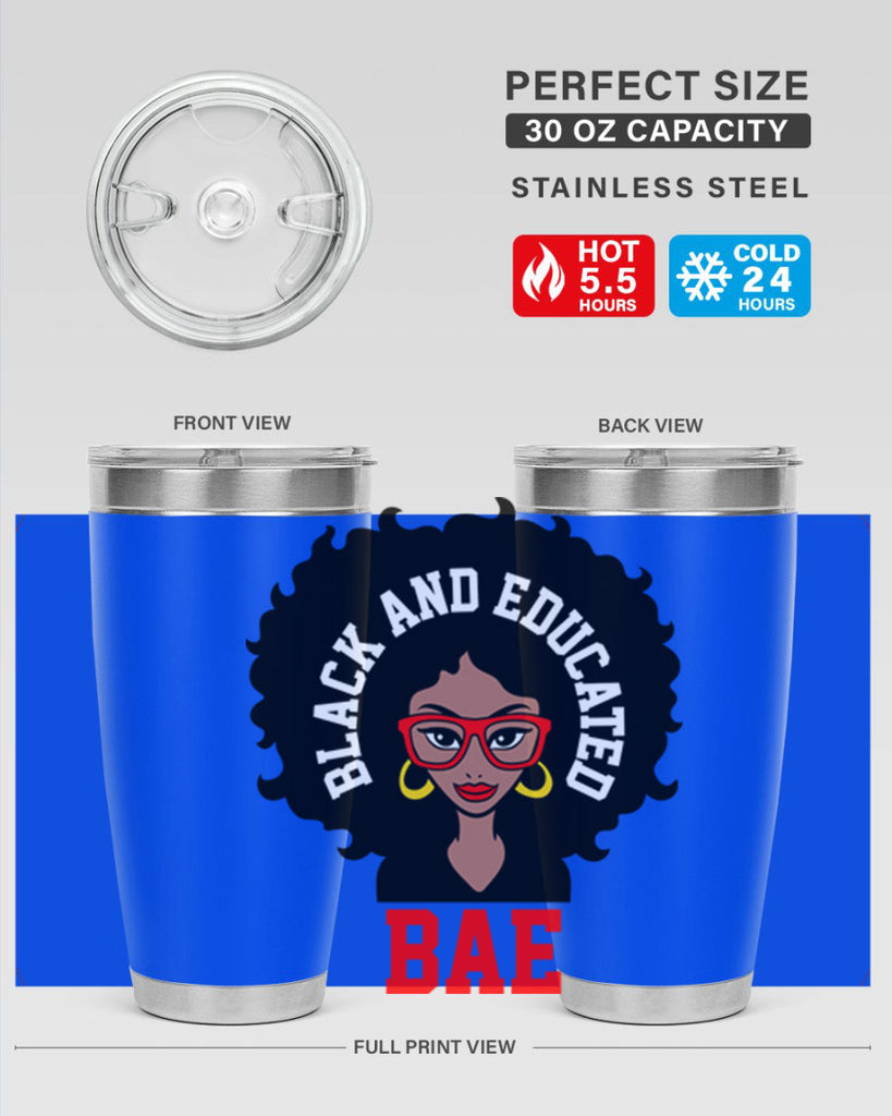 bae black and educated 267#- black words phrases- Cotton Tank