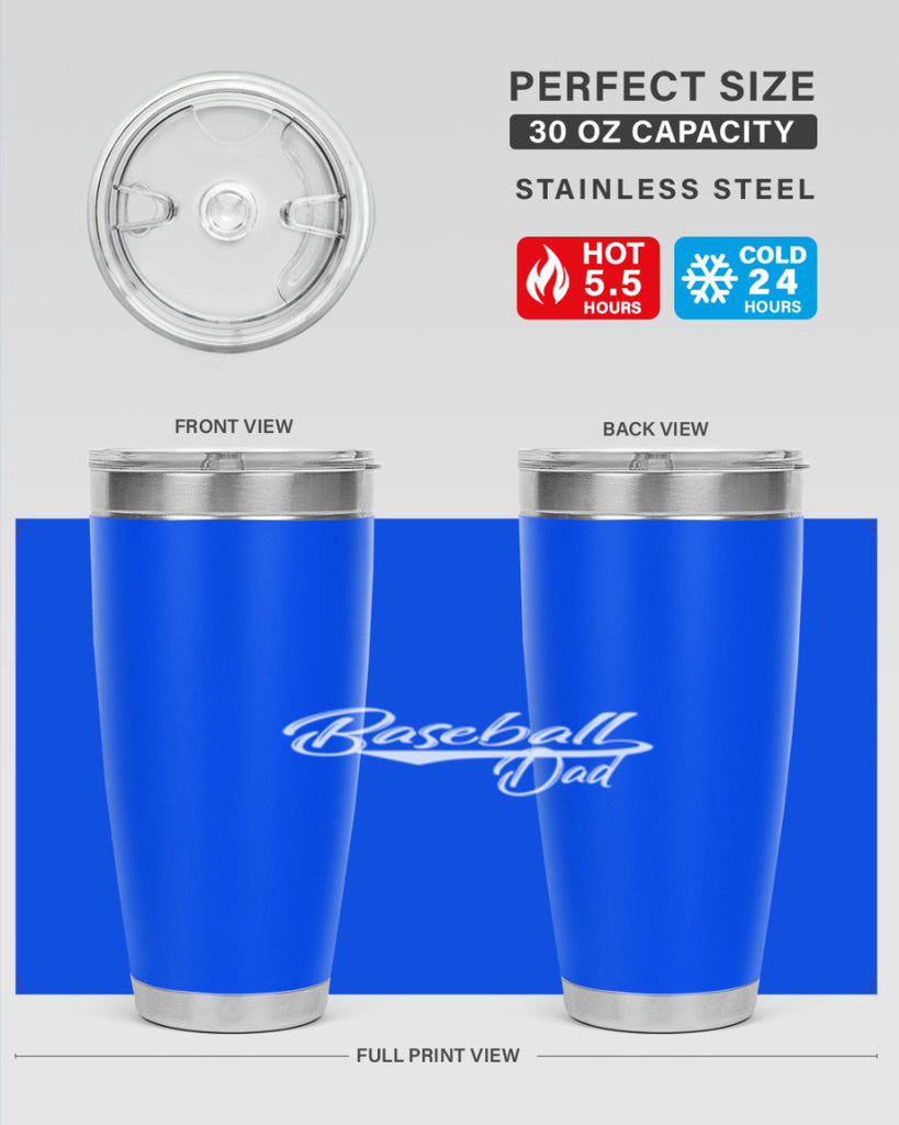 baseball dadk 49#- dad- Tumbler