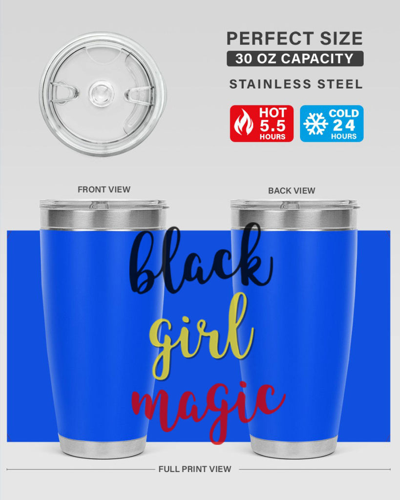 black girl magic color 246#- black words phrases- Cotton Tank