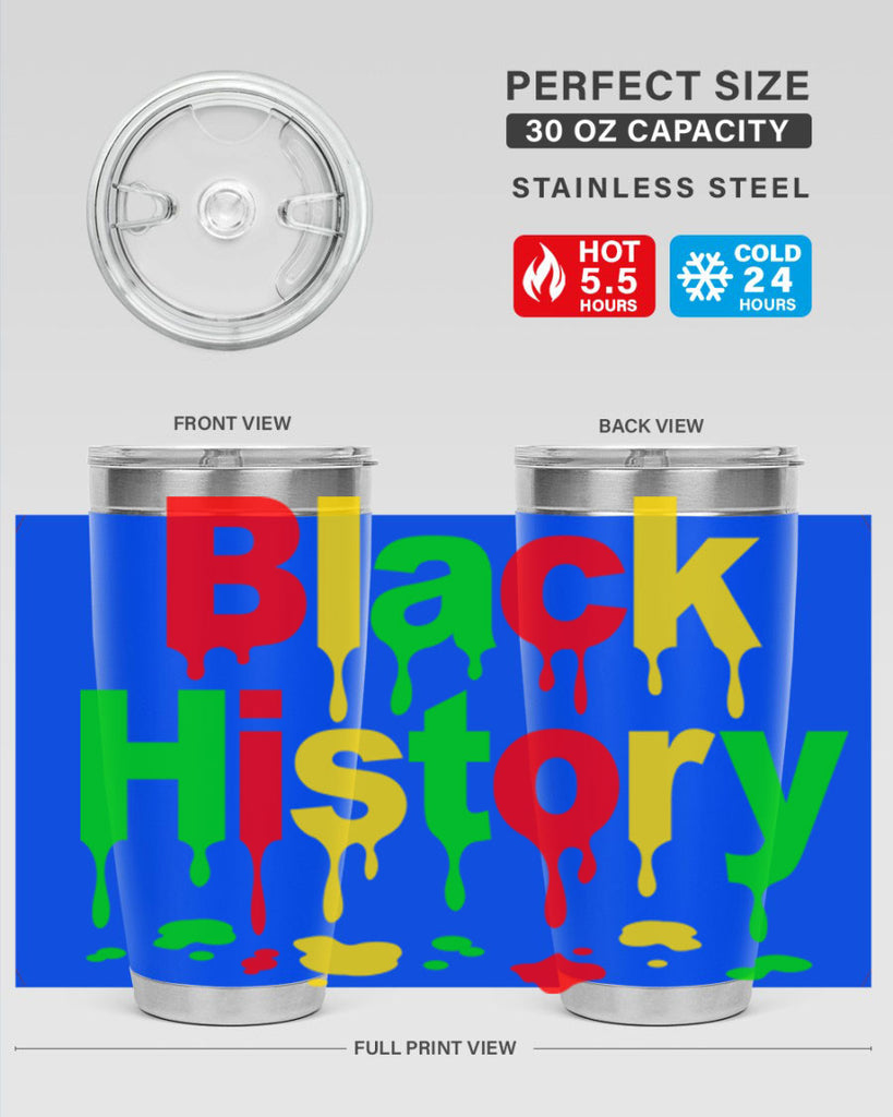 black history drip 241#- black words phrases- Cotton Tank