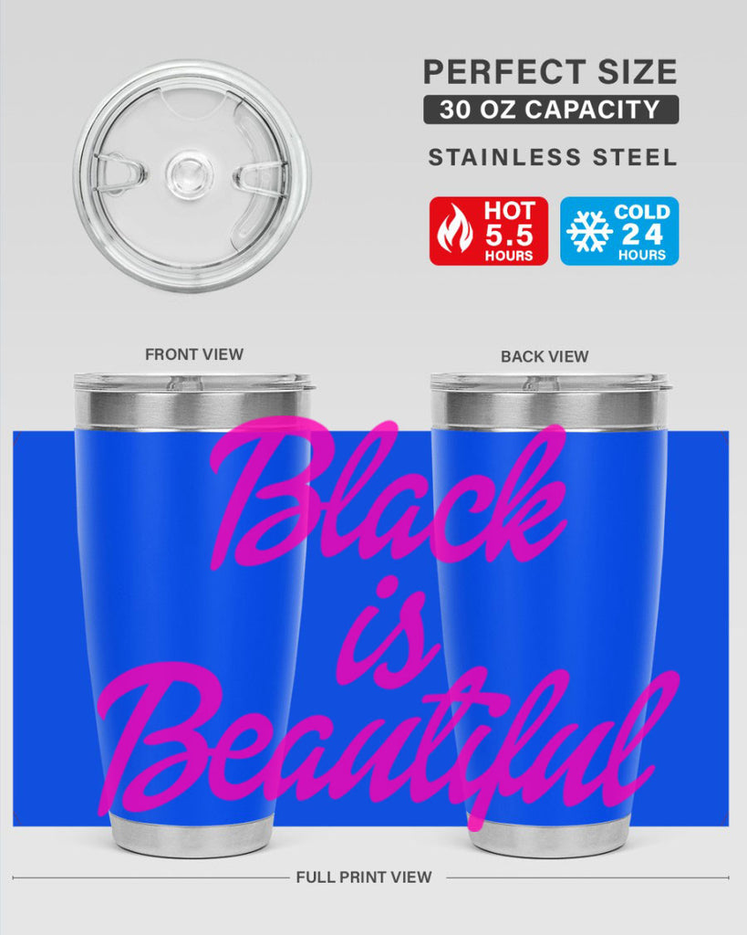 black is beautiful 200#- black words phrases- Cotton Tank