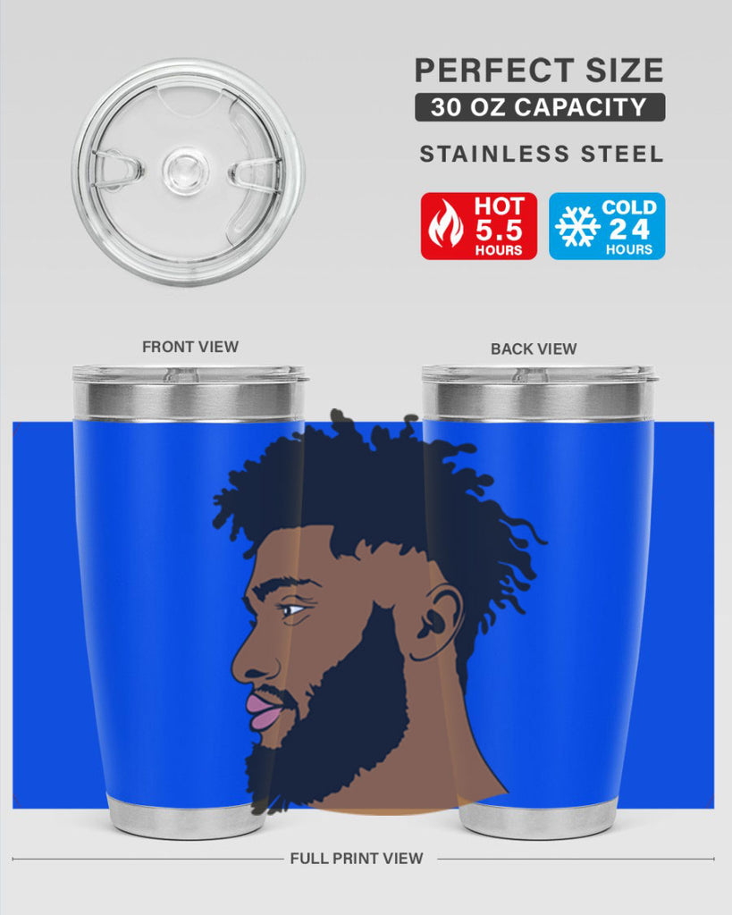 black man style 3#- black men - boys- tumbler