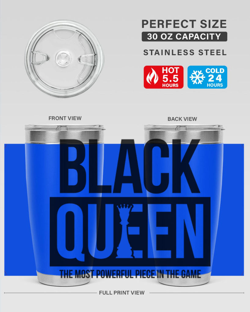 black queen chess 224#- black words phrases- Cotton Tank