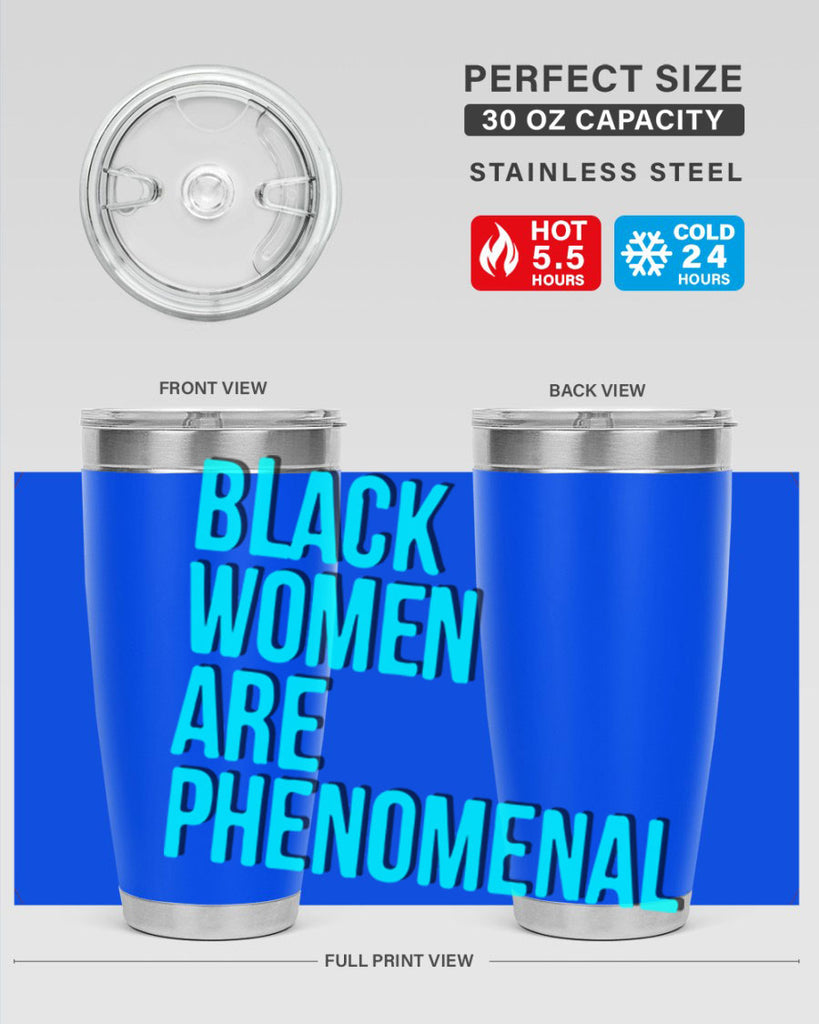 black woman are phenomenal color 216#- black words phrases- Cotton Tank
