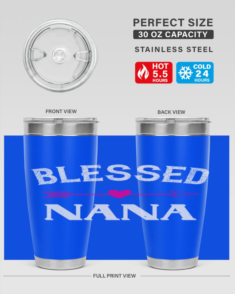blessed nana 34#- grandma - nana- Tumbler