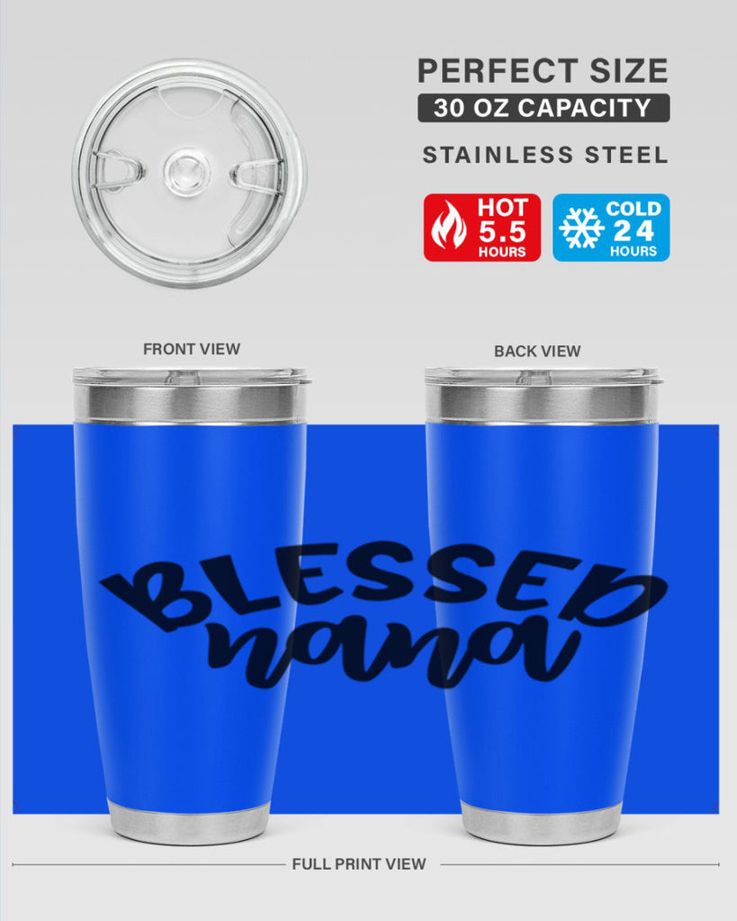 blessed nana 59#- grandma - nana- Tumbler