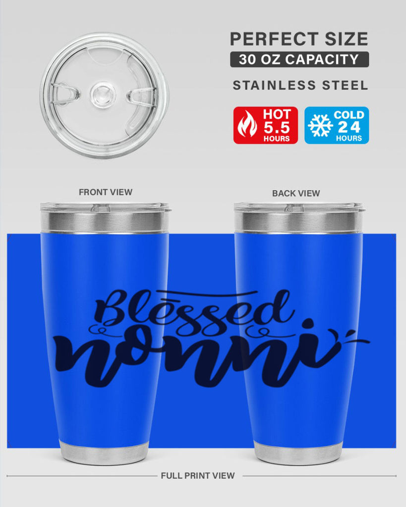 blessed nonni 57#- grandma - nana- Tumbler