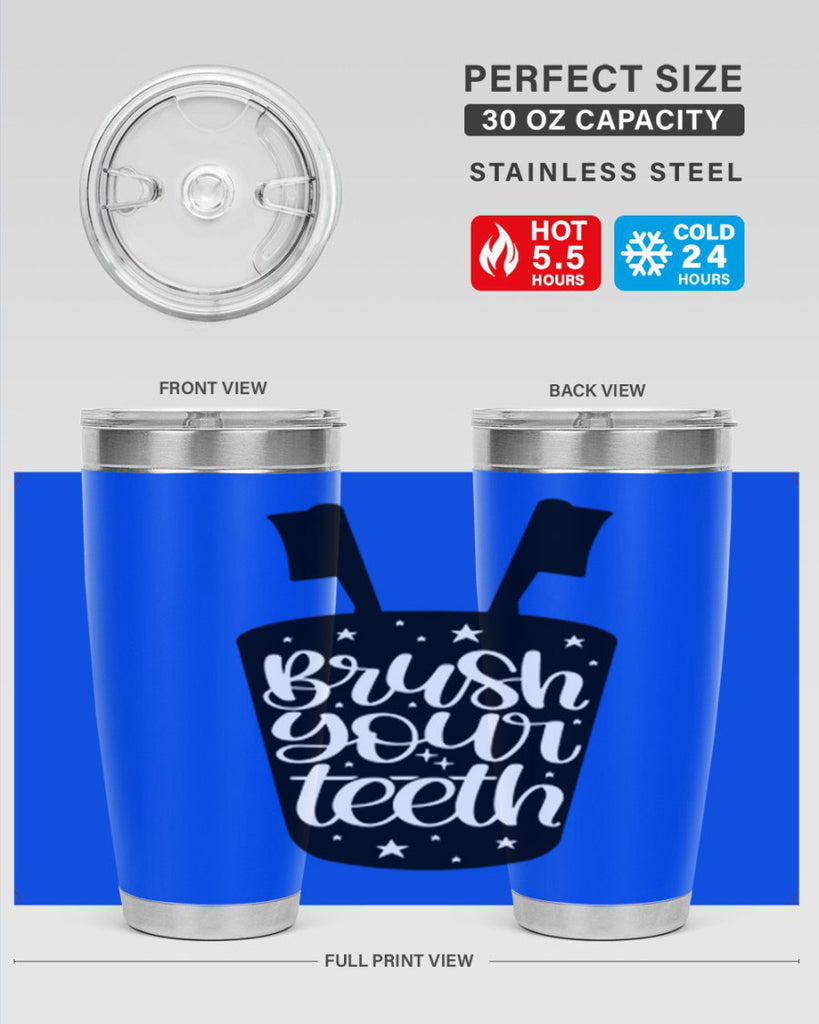 brush your teeth 45#- bathroom- Tumbler