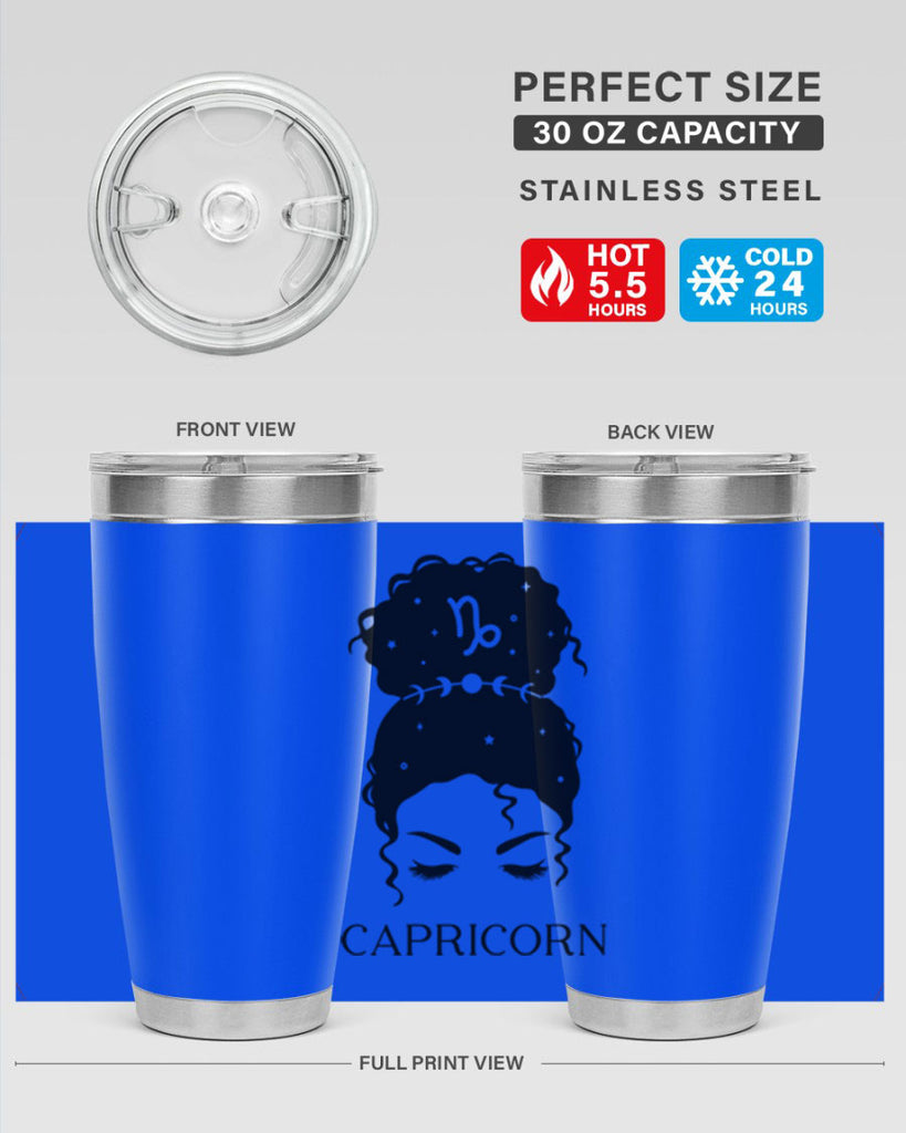 capricorn 204#- zodiac- Tumbler