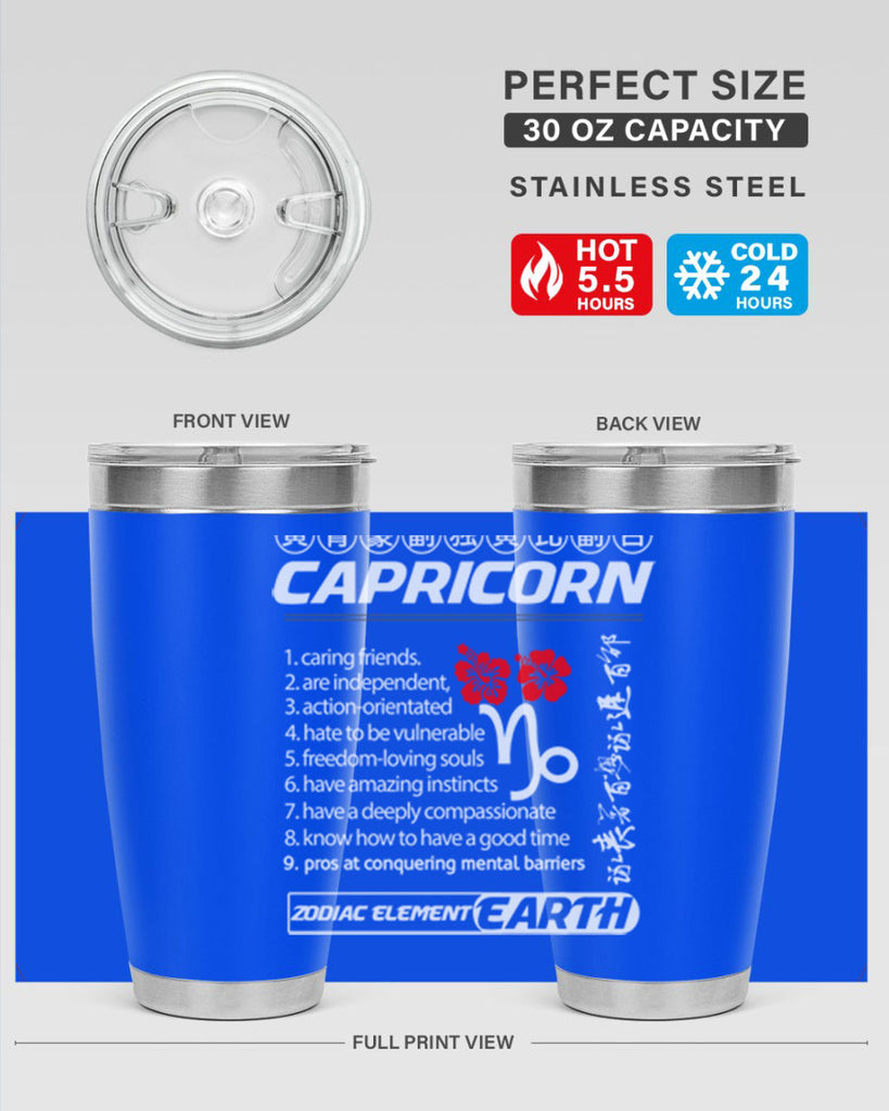 capricorn 207#- zodiac- Tumbler