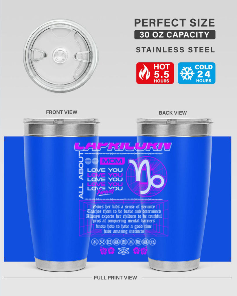 capricorn 208#- zodiac- Tumbler