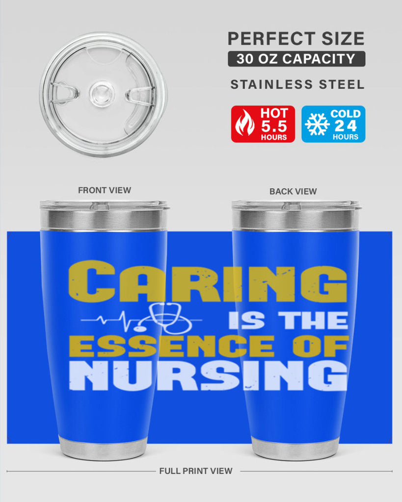 caring is the essence of Style 250#- nurse- tumbler