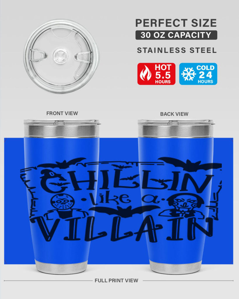 chillin like a villain 82#- halloween- Tumbler