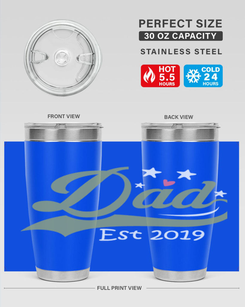 dad est 101#- fathers day- Tumbler