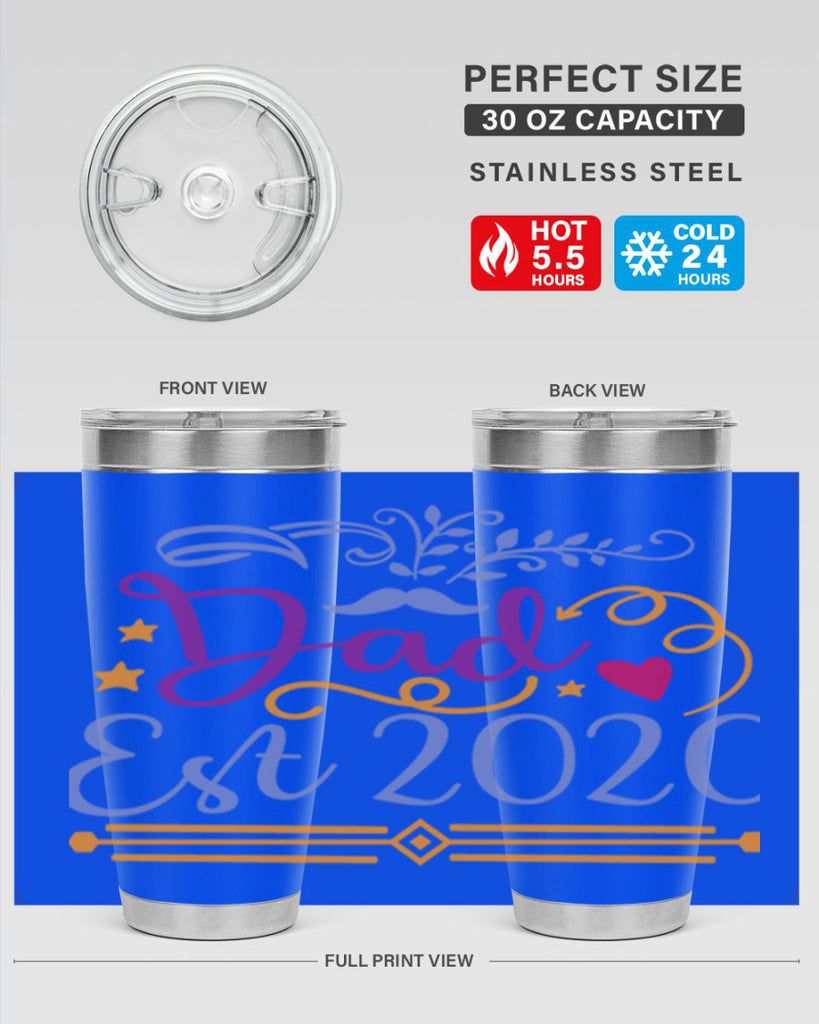 dad est 97#- fathers day- Tumbler