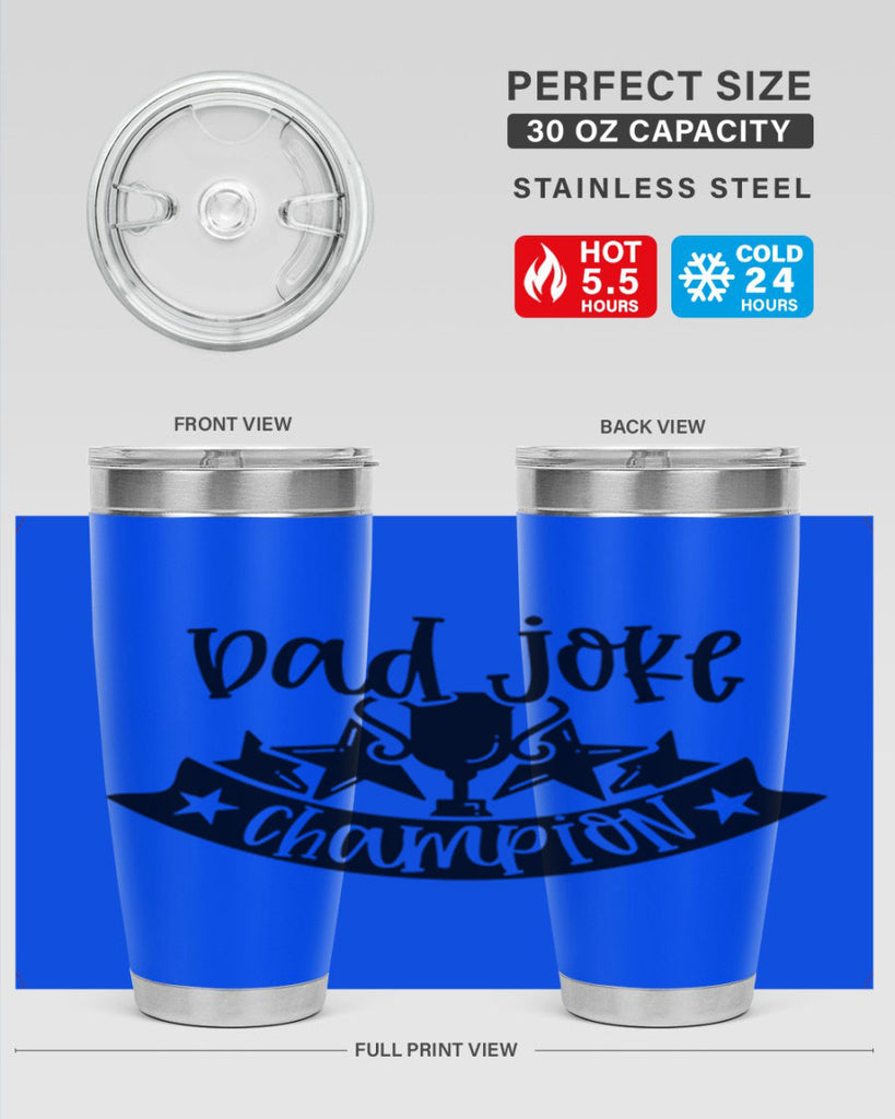 dad joke champion 66#- fathers day- Tumbler