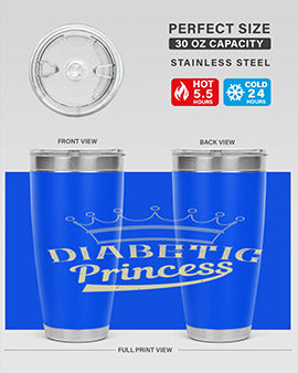 diabetic princess Style 42#- diabetes- Tumbler