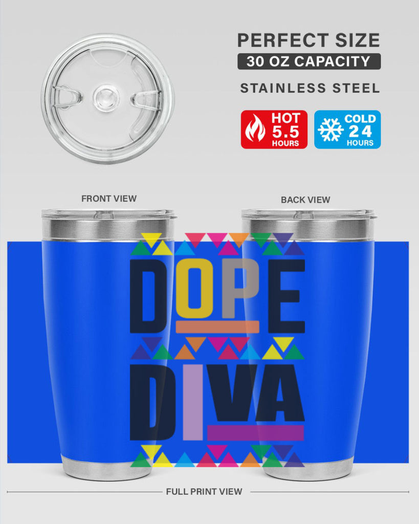 dope diva- black words phrases- Cotton Tank