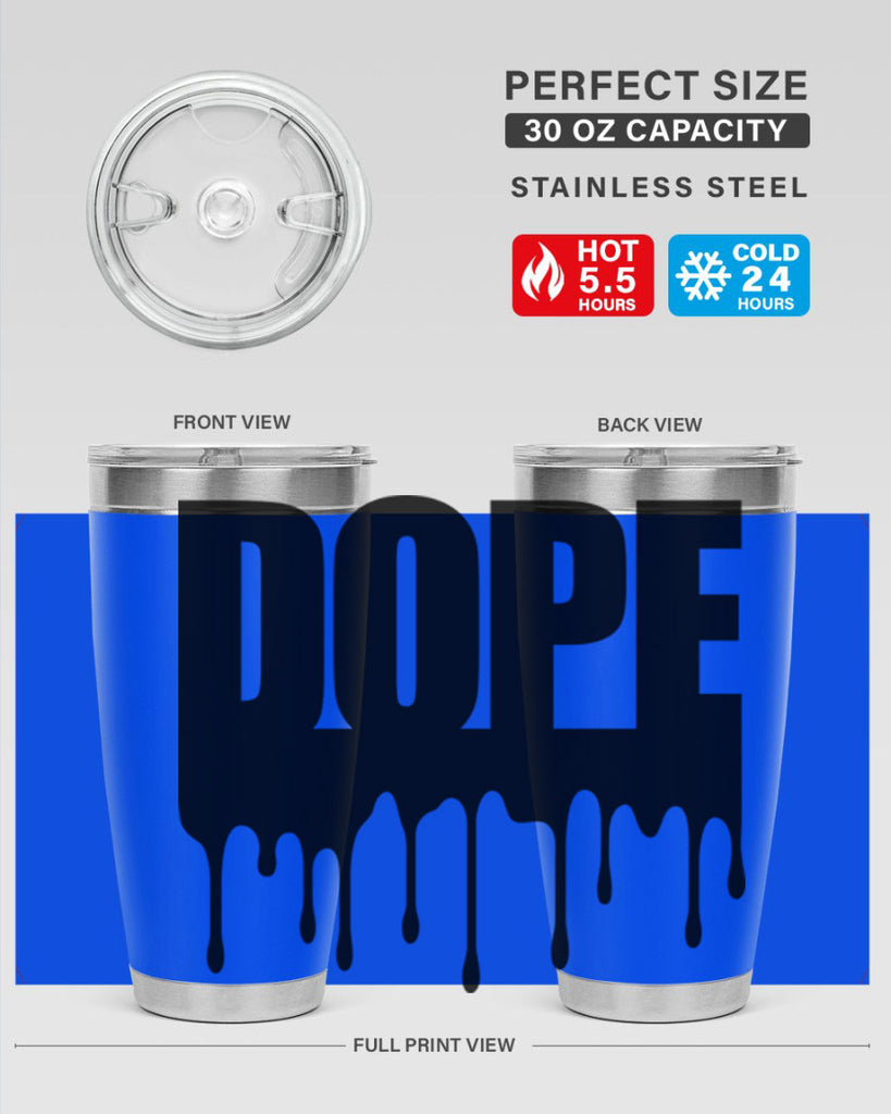 dope drip 166#- black words phrases- Cotton Tank