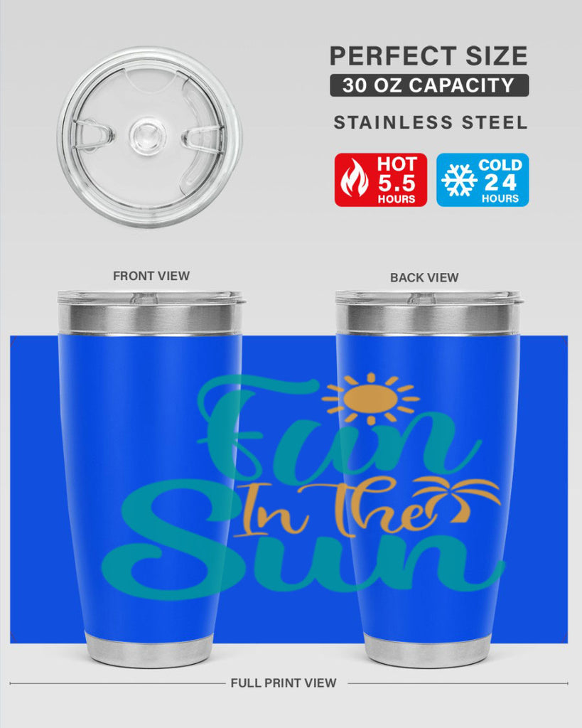 fun in the sun Style 104#- summer- Tumbler