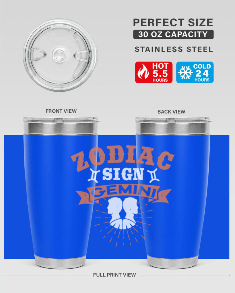 gemini 246#- zodiac- Tumbler