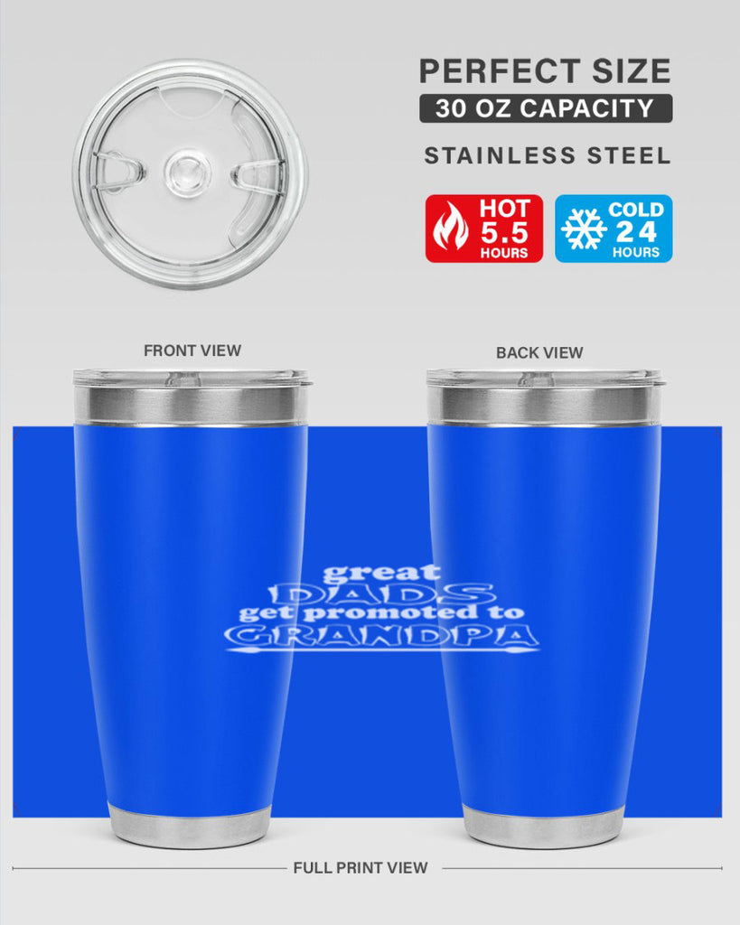 great dads get promoted to 10#- dad- Tumbler