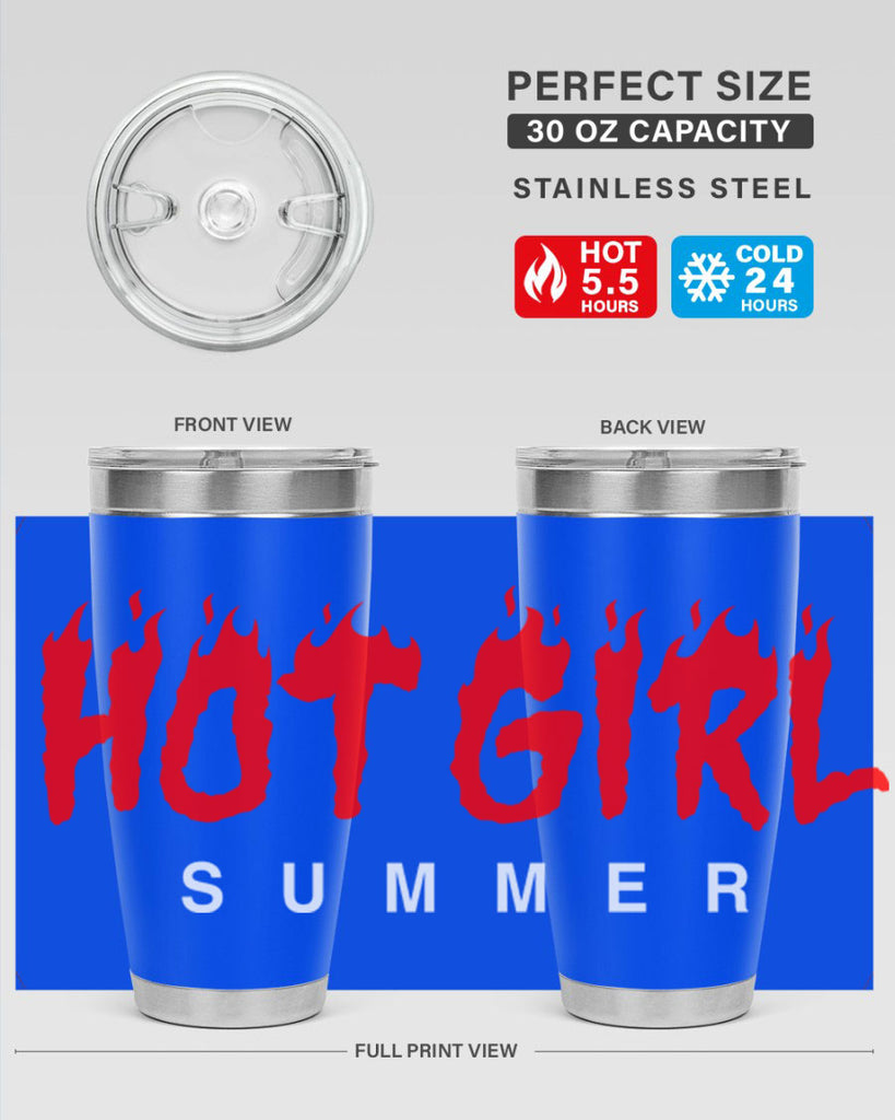 hot girl  summer fire 124#- black words phrases- Cotton Tank