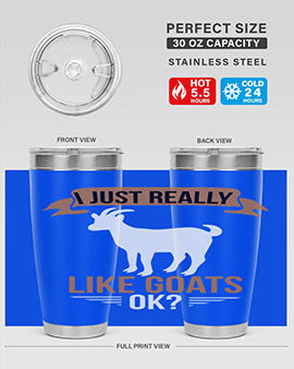 i just really like goats ok Style 3#- goat- Tumbler