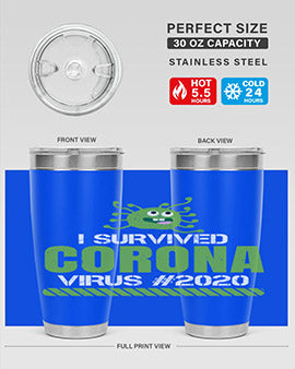 i survived coronavirus Style 33#- corona virus- Tumbler