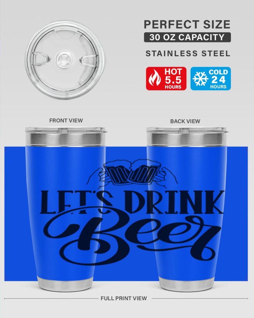 lets drink beer 29#- beer- Tumbler