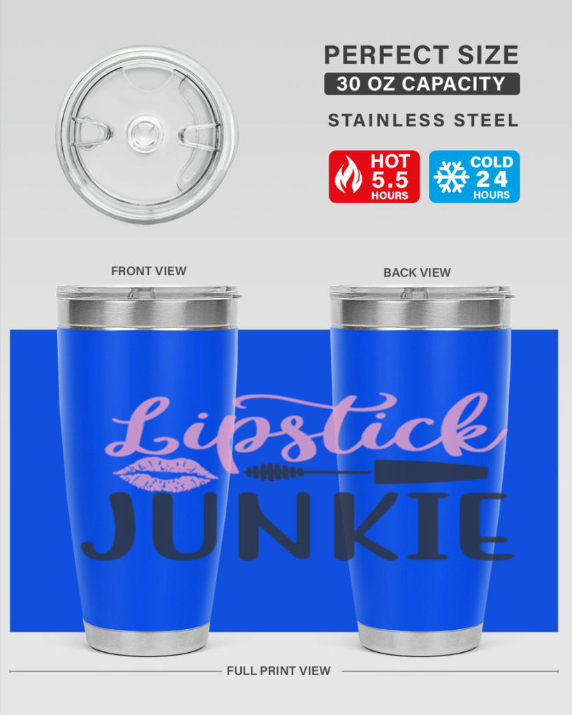 lipstick junkie Style 154#- make up- Tumbler