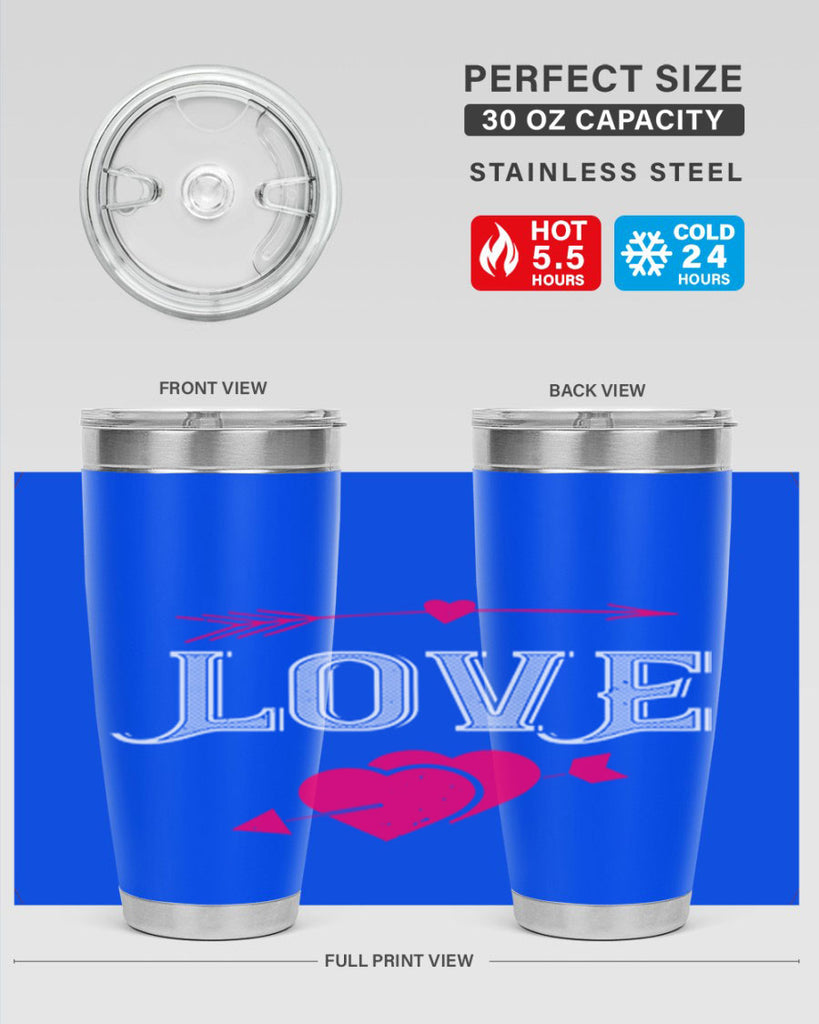 love 41#- valentines day- Tumbler